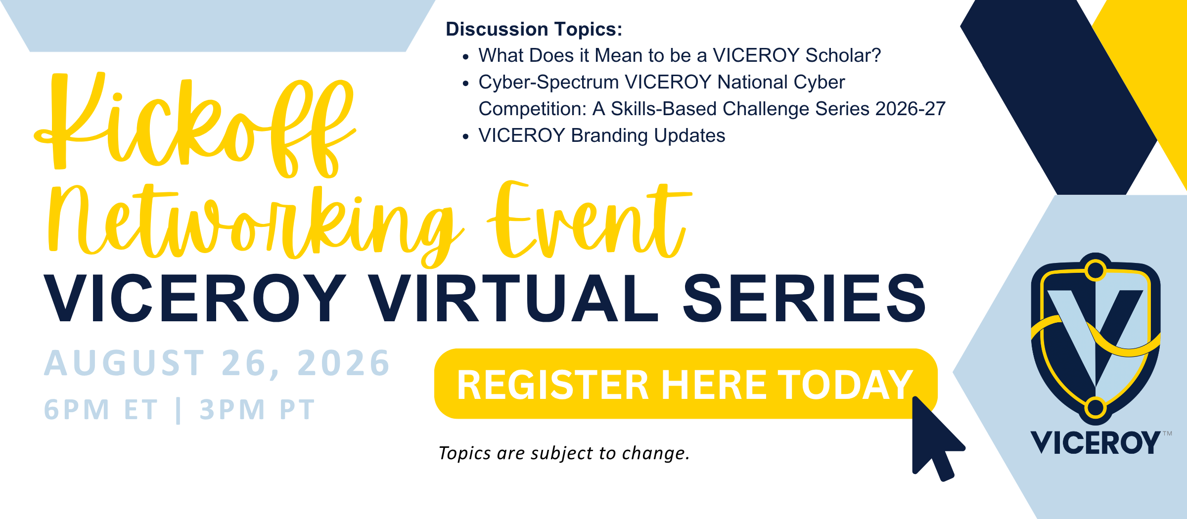 August 26, 2026 Virtual Series